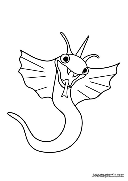 Steve silenzioso dalla scuola materna di Banban - Pagina da Colorare