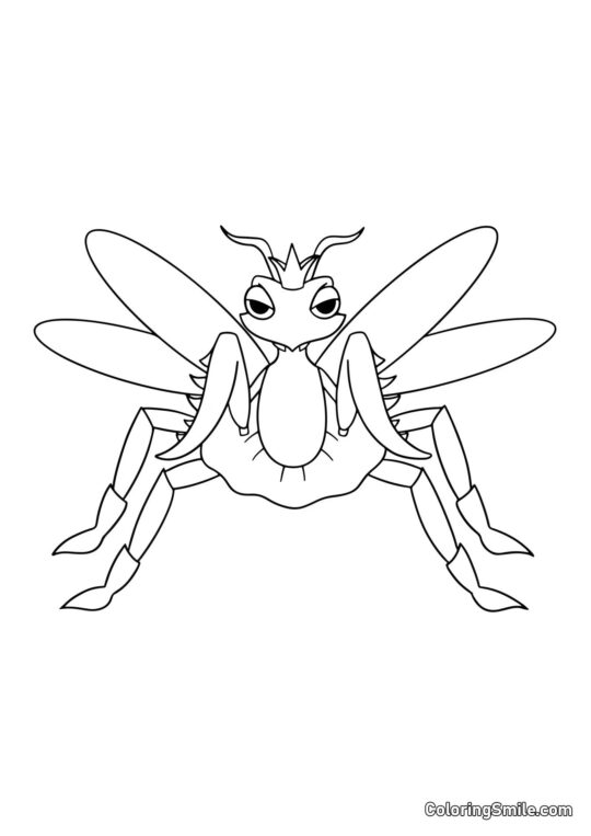 Miss Luna dalla scuola materna di Banban - Pagina da Colorare