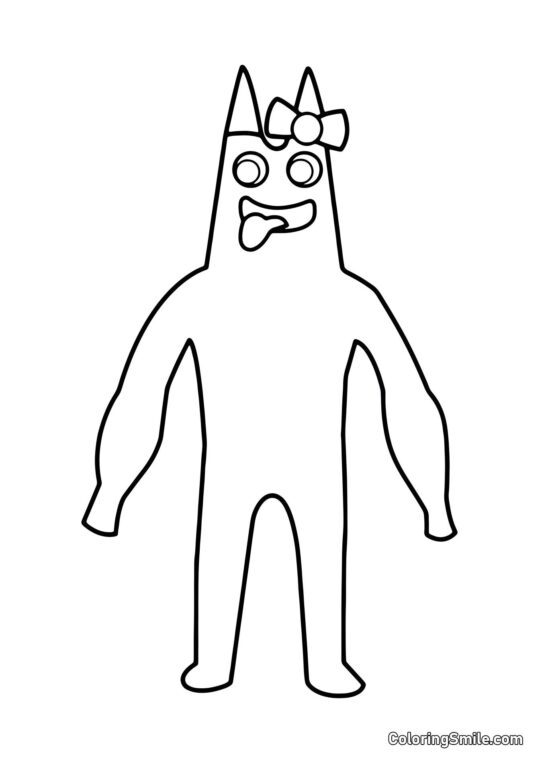 Banbalina dalla scuola materna di Banban - Pagina da Colorare