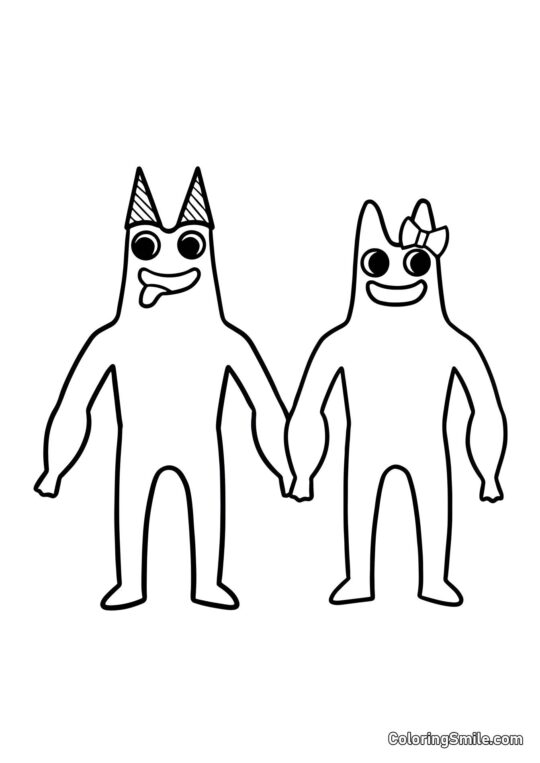 Banban e Banbalina - Pagina da Colorare