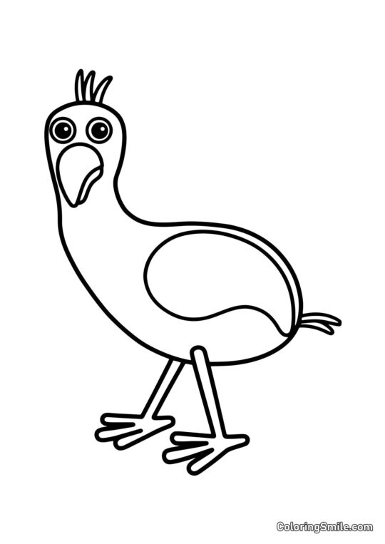 Opila aggressiva dalla scuola materna di Banban - Pagina da Colorare