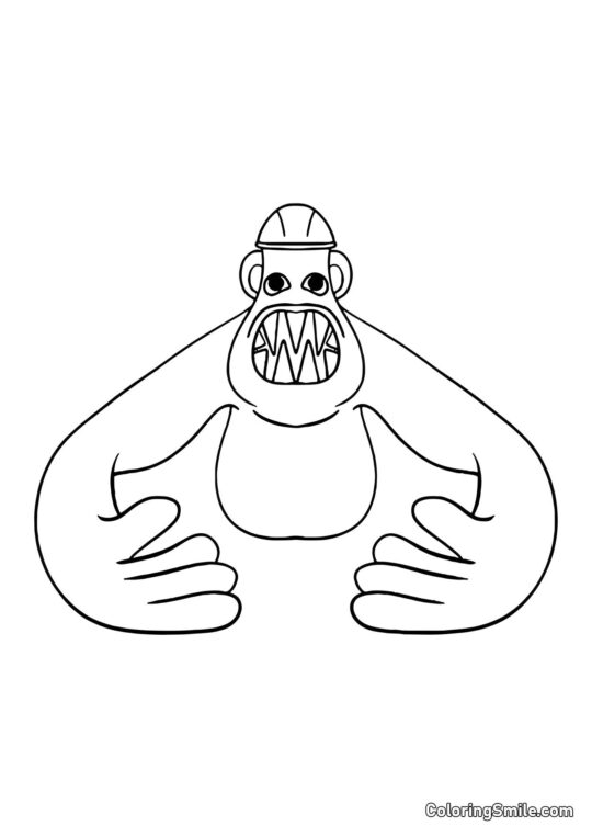 Hanky Jake dalla scuola materna di Banban - Pagina da Colorare