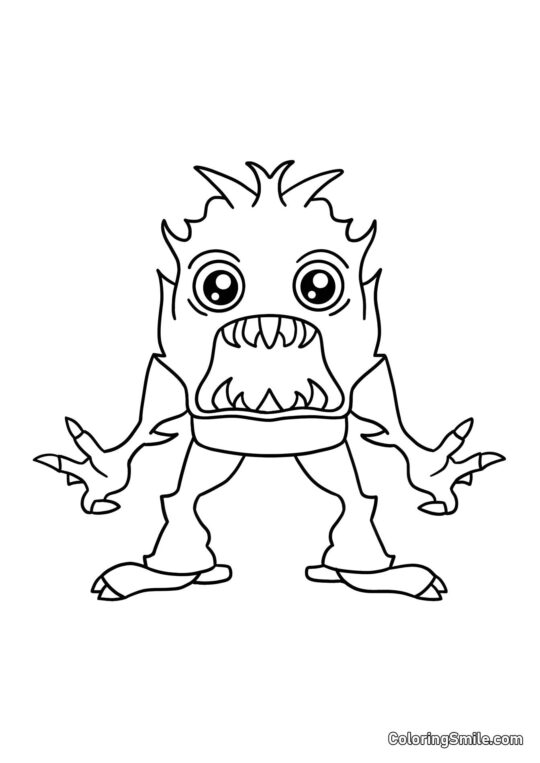 Cacciatore Tim dalla scuola materna di Banban - Pagina da Colorare