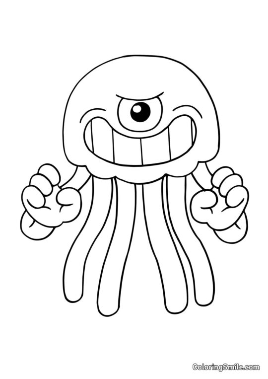 Stinger Flynn dalla scuola materna di Banban - Pagina da Colorare