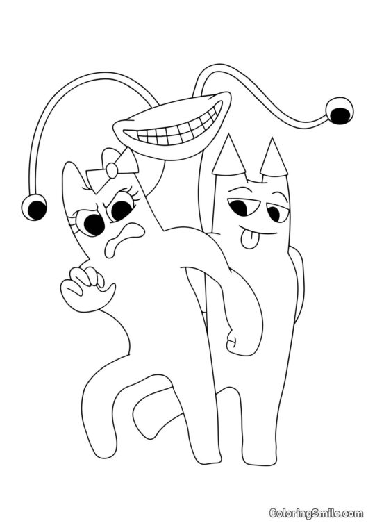 Banban, Banbalina e la lumaca Selene - Pagina da Colorare