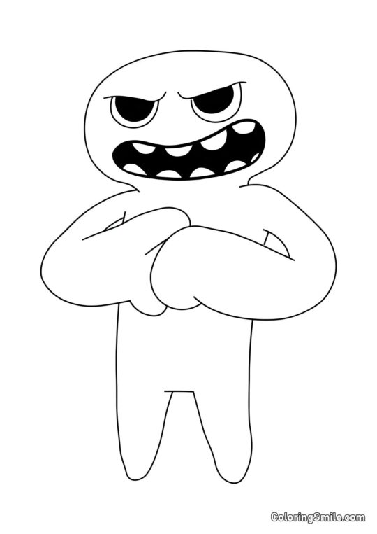 Evil Jumbo Josh - Pagina da Colorare