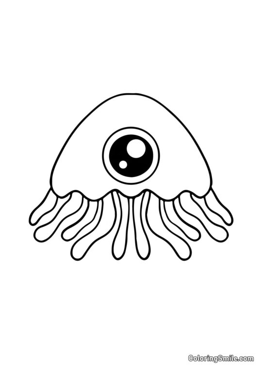 Kawaii Stinger Flynn dalla scuola materna di Banban - Pagina da Colorare