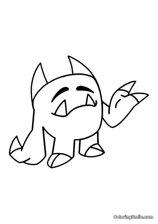 Carino Capitano Fiddles - Pagina da Colorare