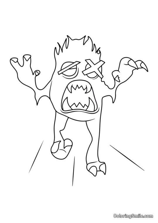 Cacciatore Tim cieco - Pagina da Colorare