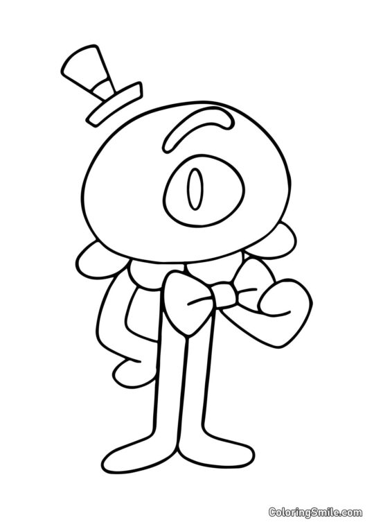 Stinger Flynn in costume - Pagina da Colorare