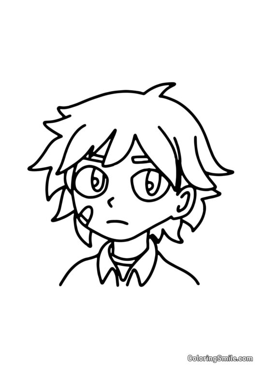 Gregory da FNAF Gregory da FNAF - Pagina da Colorare