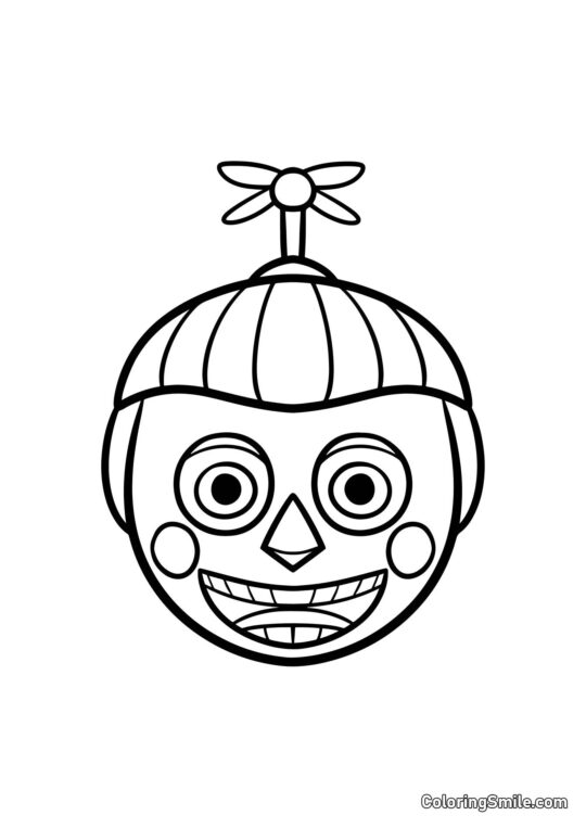 Ritratto di Balloon Boy Ritratto di Balloon Boy - Pagina da Colorare