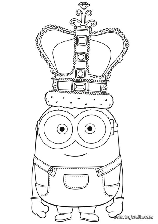 Minion Re - Pagina da Colorare