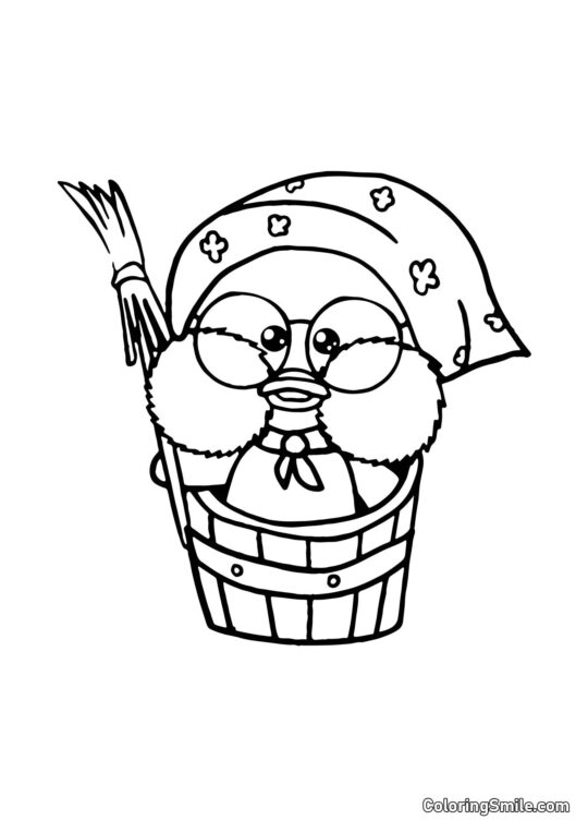 Lalafanfan Baba Yaga Lalafanfan Baba Yaga - Pagina da Colorare