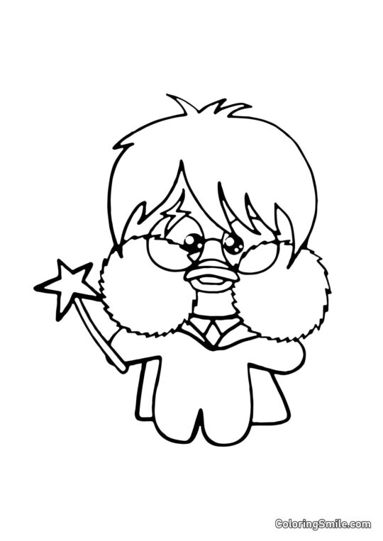 Lalafanfan Harry Potter Lalafanfan Harry Potter - Pagina da Colorare