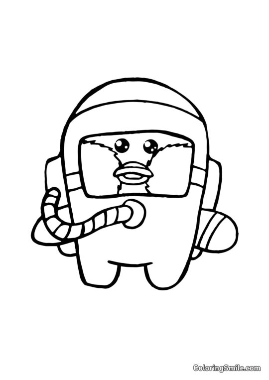 Lalafanfan astronauta Lalafanfan astronauta - Pagina da Colorare