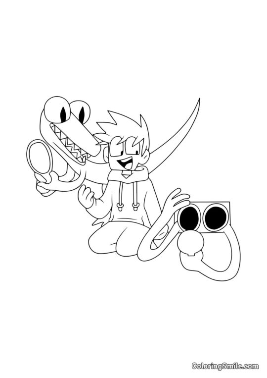 Arancione e Viola con un giocatore Arancione e Viola con un giocatore - Pagina da Colorare