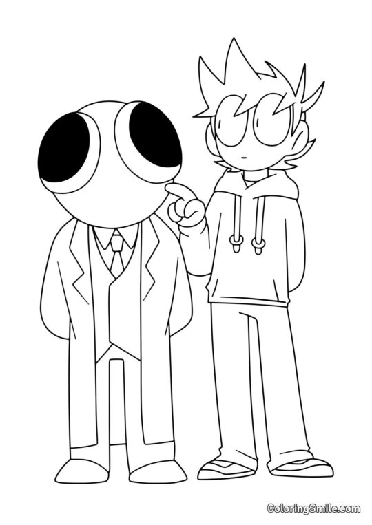 Rosso e giocatore Rosso e giocatore - Pagina da Colorare