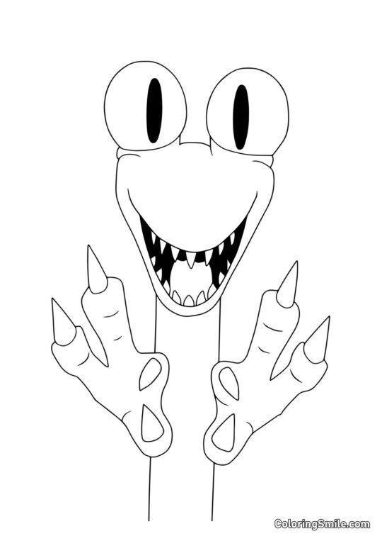 Arancione con artigli grandi Arancione con artigli grandi - Pagina da Colorare