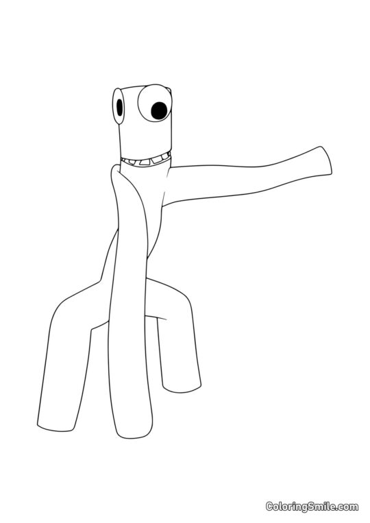 Alto Verde di Rainbow Friends Alto Verde di Rainbow Friends - Pagina da Colorare