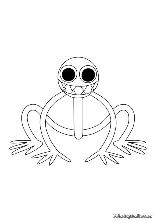 Viola mostra i denti Viola mostra i denti - Pagina da Colorare