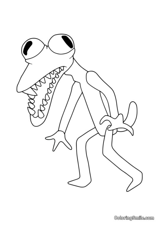 Arancione di Roblox Arancione di Roblox - Pagina da Colorare