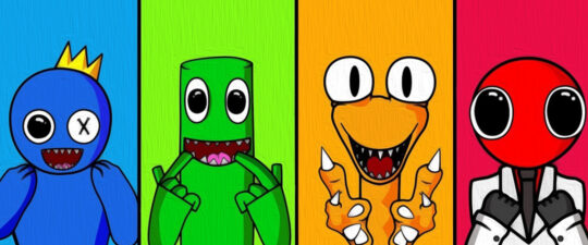 Disegni dei Rainbow Friends da Colorare