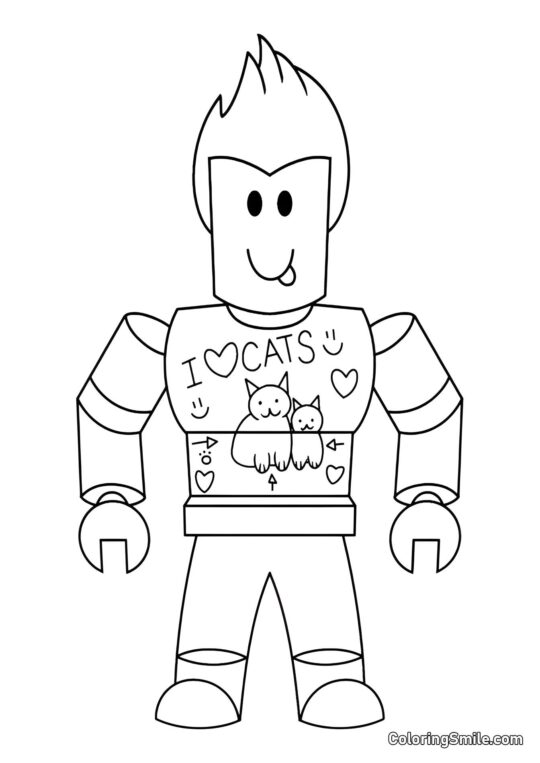 Roblox Denis Daily Roblox Denis Daily - Pagina da Colorare