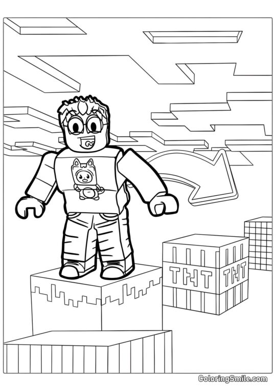 Roblox Minecraft Roblox Minecraft - Pagina da Colorare