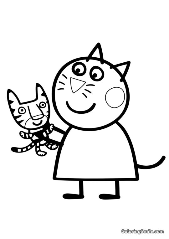 Gatta Caramella Gatta Caramella - Pagina da Colorare