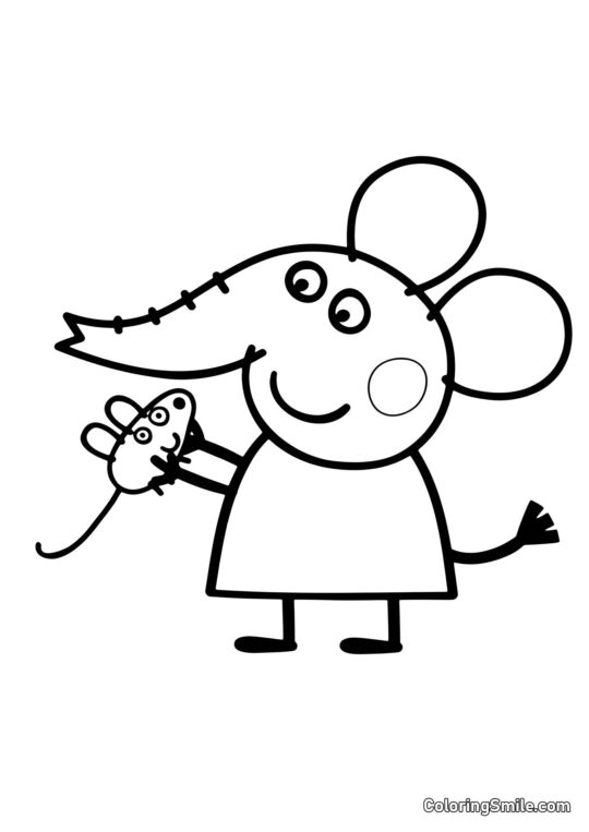 Emily Elefante Emily Elefante - Pagina da Colorare