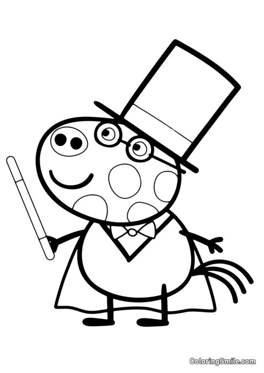 La Magia di Pedro La Magia di Pedro - Pagina da Colorare