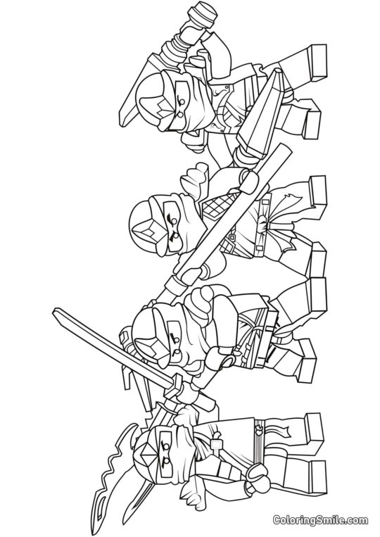 Ninjago Ninjago - Pagina da Colorare