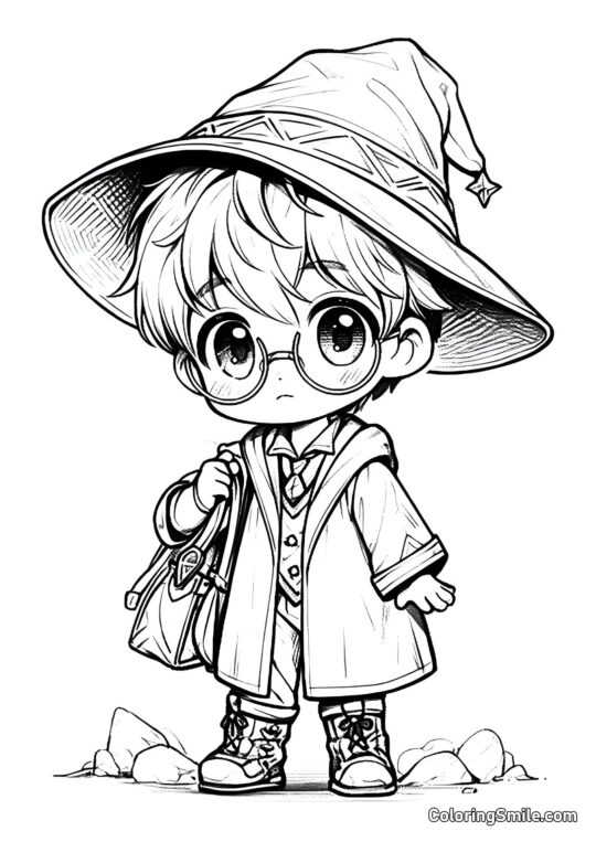 Anime Harry Potter Anime Harry Potter - Pagina da Colorare