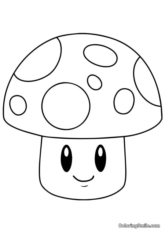 Fungo Sole di Plants vs. Zombies Fungo Sole di Plants vs. Zombies - Pagina da Colorare