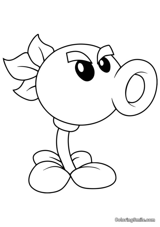 Ripetitore di Plants vs. Zombies Ripetitore di Plants vs. Zombies - Pagina da Colorare