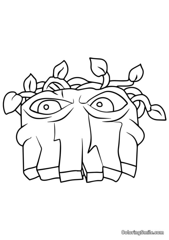 Distruttore di Tombe di Plants vs. Zombies Distruttore di Tombe di Plants vs. Zombies - Pagina da Colorare