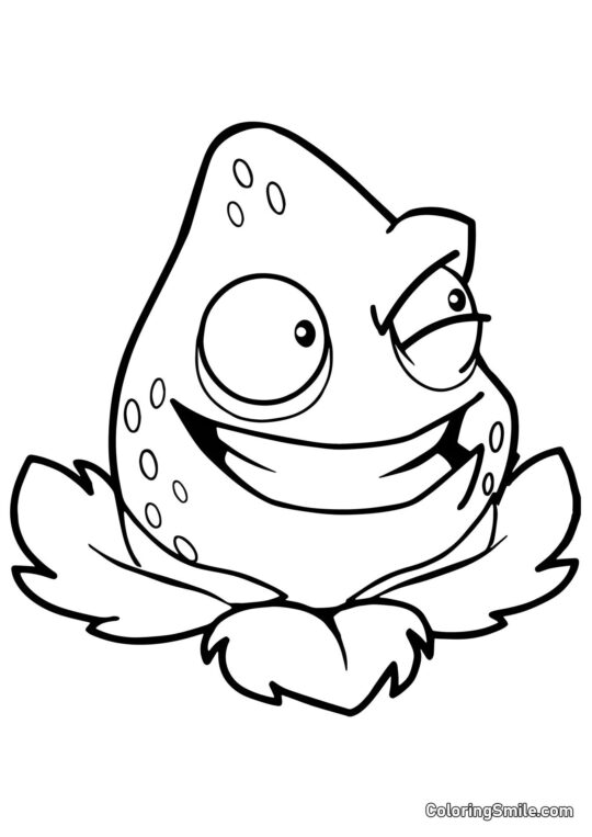 Explode-O-Nut di Plants vs. Zombies Explode-O-Nut di Plants vs. Zombies - Pagina da Colorare