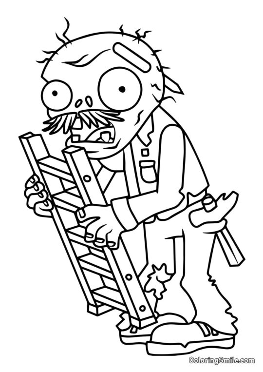 Zombie Scala Zombie Scala - Pagina da Colorare