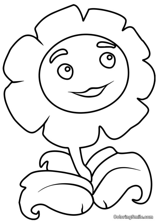 Margherita Gigante di Plants vs. Zombies Margherita Gigante di Plants vs. Zombies - Pagina da Colorare