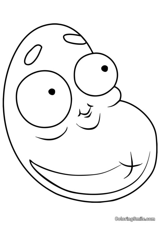 Fagiolo di Caffè di Plants vs. Zombies Fagiolo di Caffè di Plants vs. Zombies - Pagina da Colorare