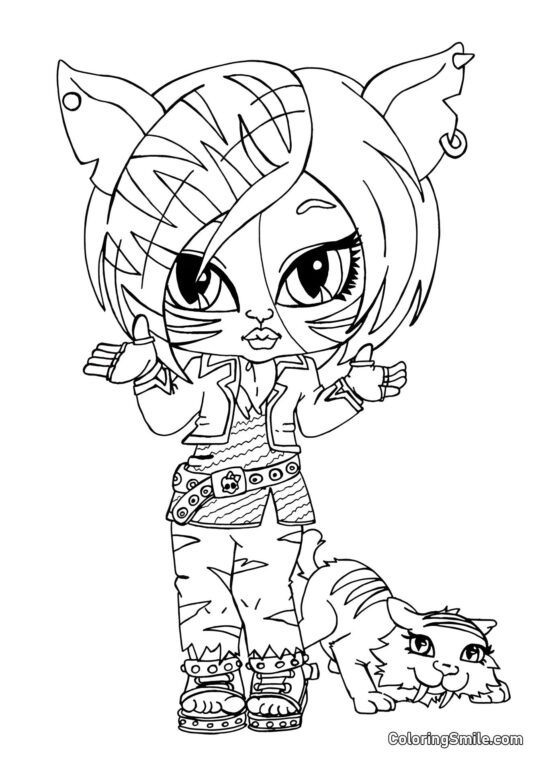 Piccola Toralei Stripe - Pagina da Colorare