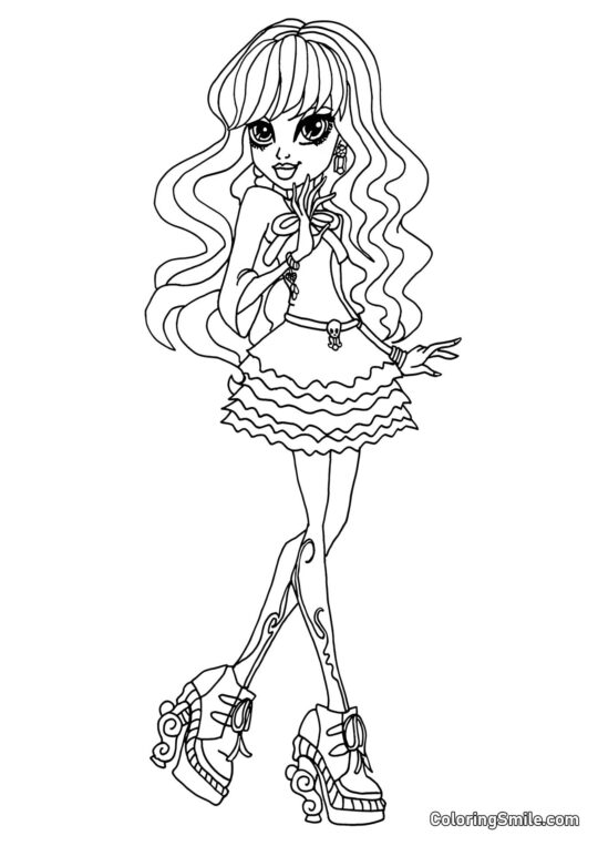 Twyla da Monster High - Pagina da Colorare