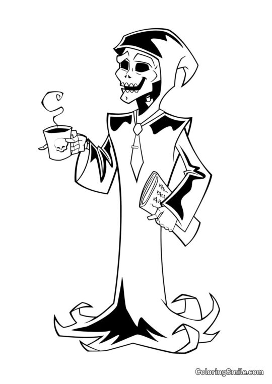 Mr. Death - Pagina da Colorare