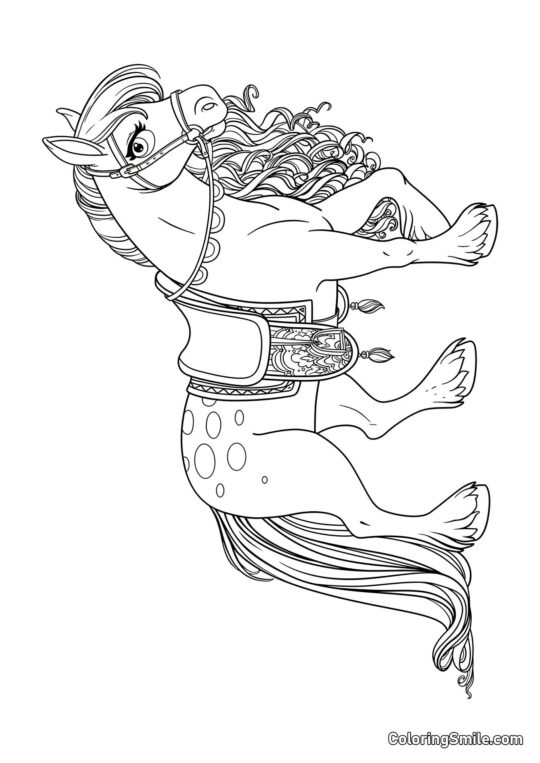 Cavallo bello - Pagina da Colorare