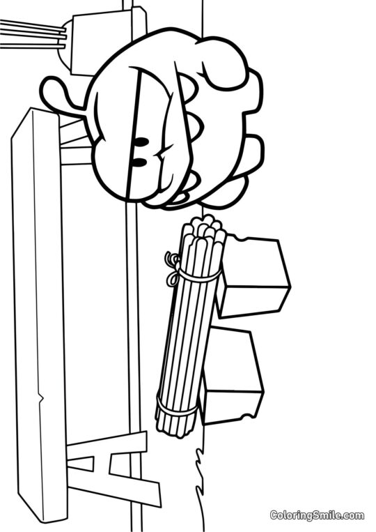 Om Nom che Insegna Kung Fu Om Nom che Insegna Kung Fu - Pagina da Colorare