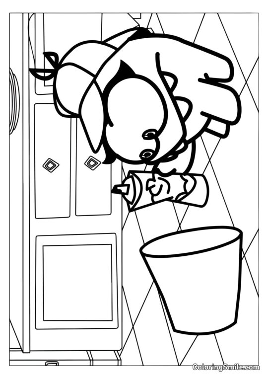 Om Nom Detective Om Nom Detective - Pagina da Colorare