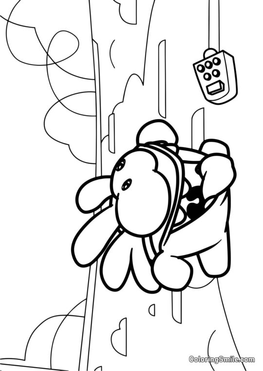 Super Nom con un Telecomando Super Nom con un Telecomando - Pagina da Colorare