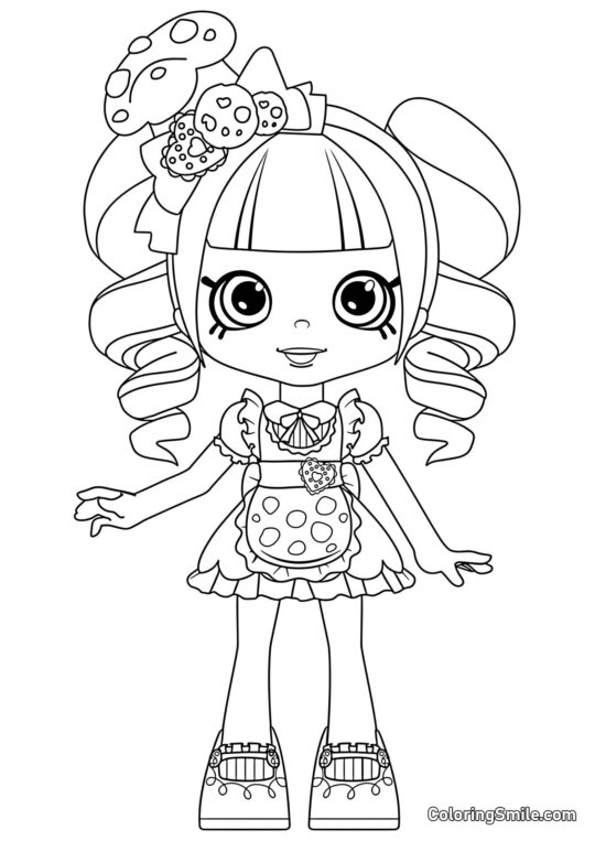 Coco Cookie - Pagina da Colorare