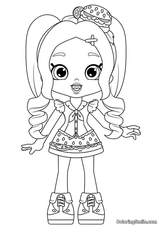 Chelsea Cheeseburger - Pagina da Colorare